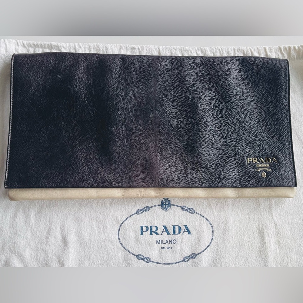 Prada ombré clutch